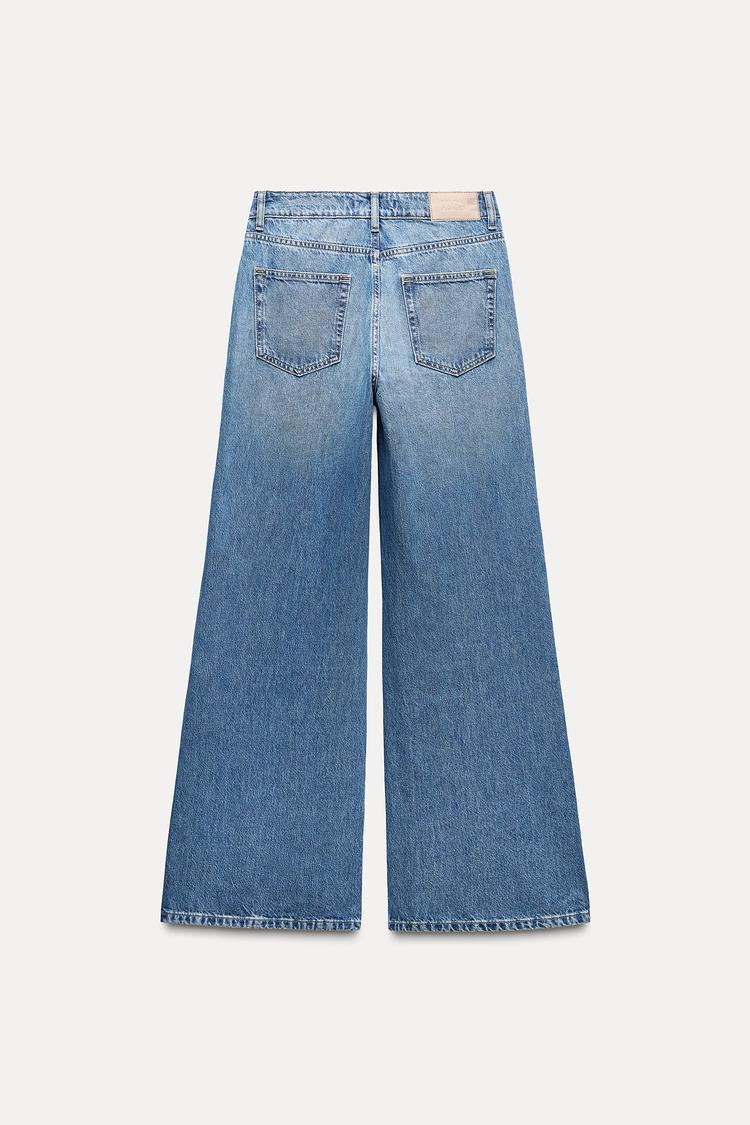 Jean z1975 à coupe large et taille haute - Bleu Moyen
