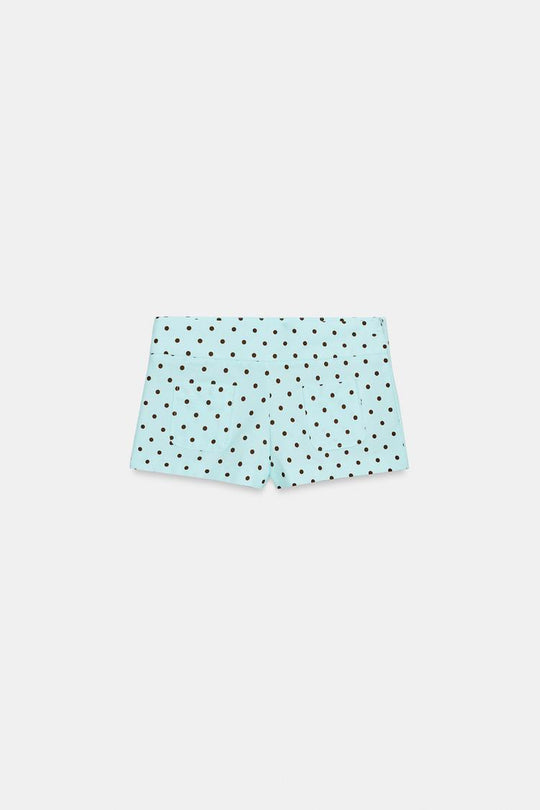 SHORT MINI À POIS