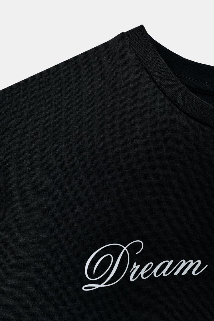 T-SHIRT À INSCRIPTION SUR LE DEVANT