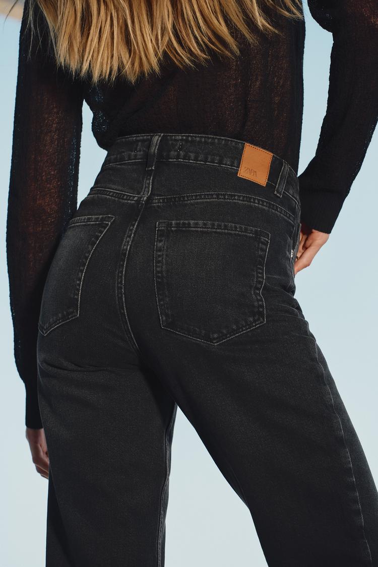 Jean z1975 droit à taille haute - Noir