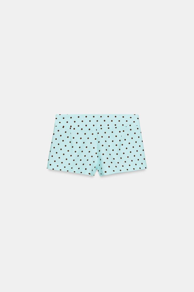 SHORT MINI À POIS