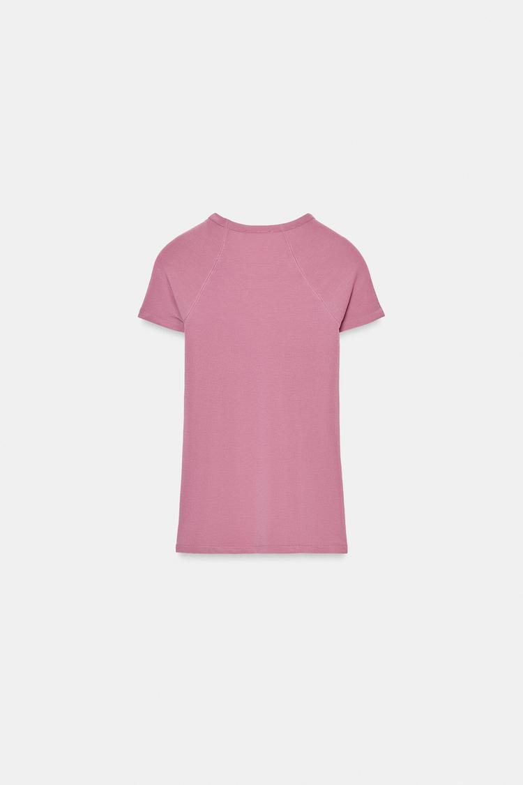 T-SHIRT A MANCHES COURTES RAGLAN