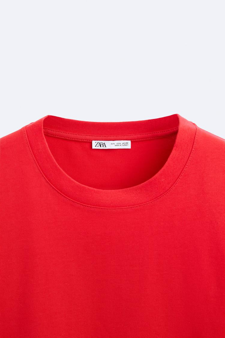 T shirt basique épais - Rouge