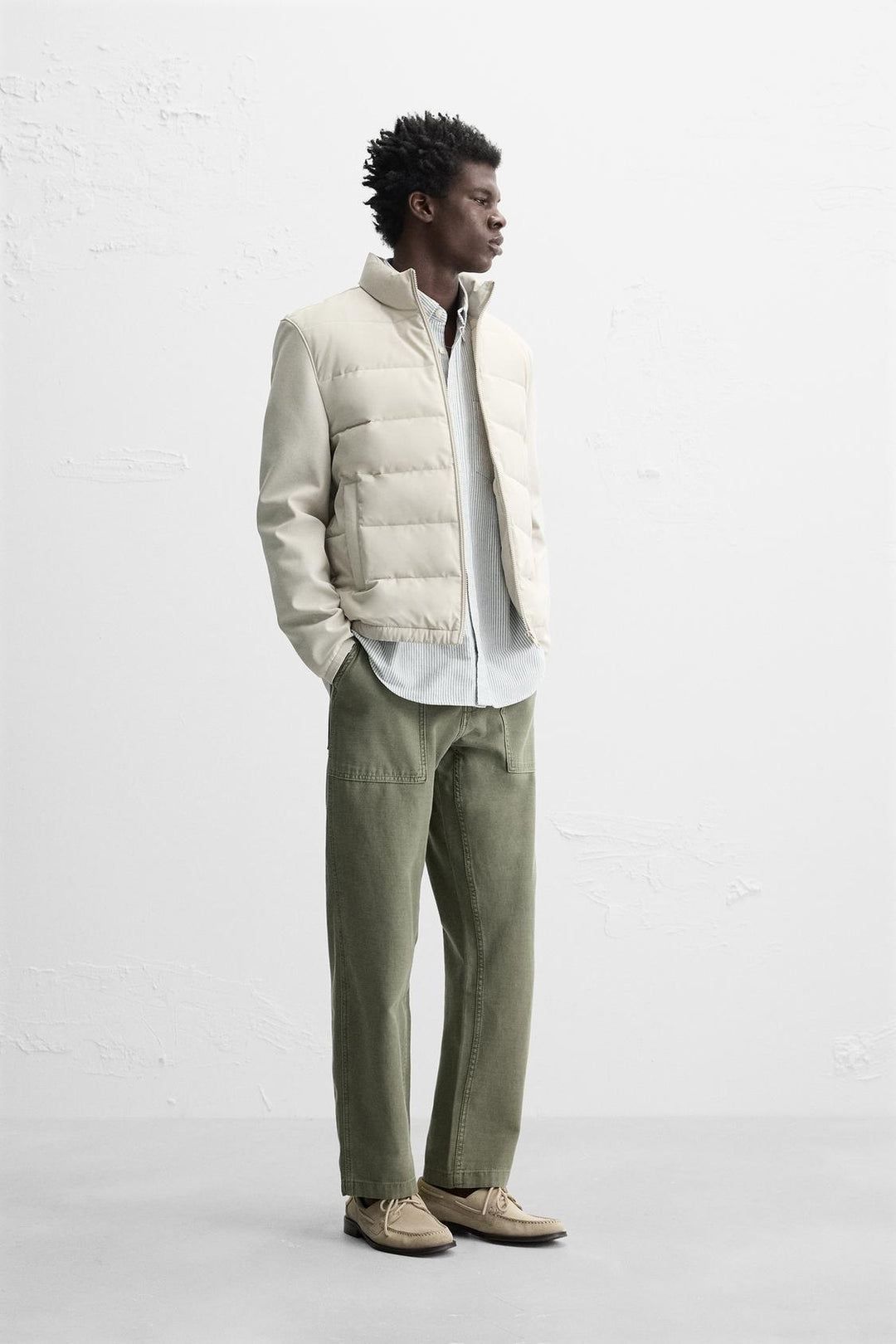 VESTE MATELASSÉE COMBINÉE