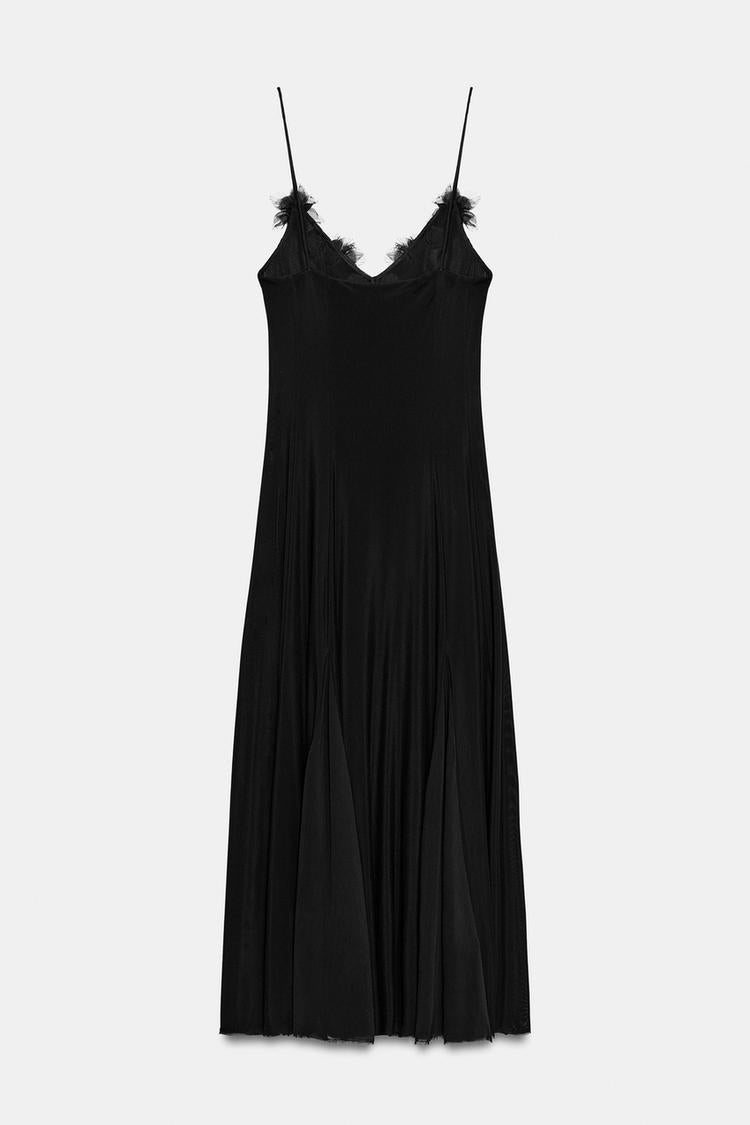 ROBE LONGUE BIMATIÈRE À POIS