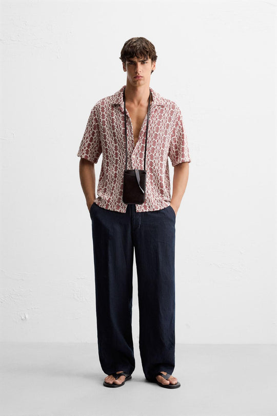 CHEMISE STRUCTURÉE CROCHET