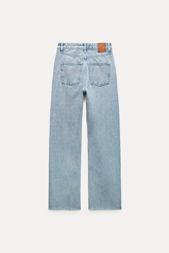 Jean z1975 droit à taille haute - Gris