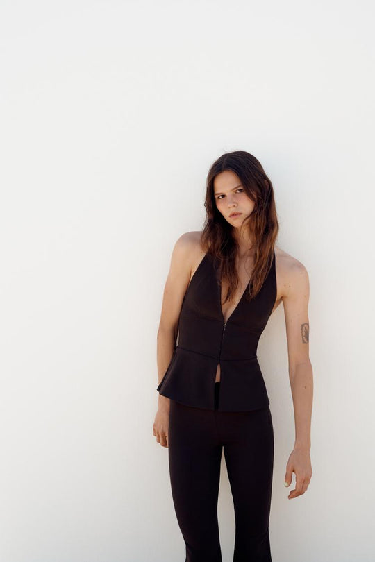 PANTALON FLARE STRETCH À POISM