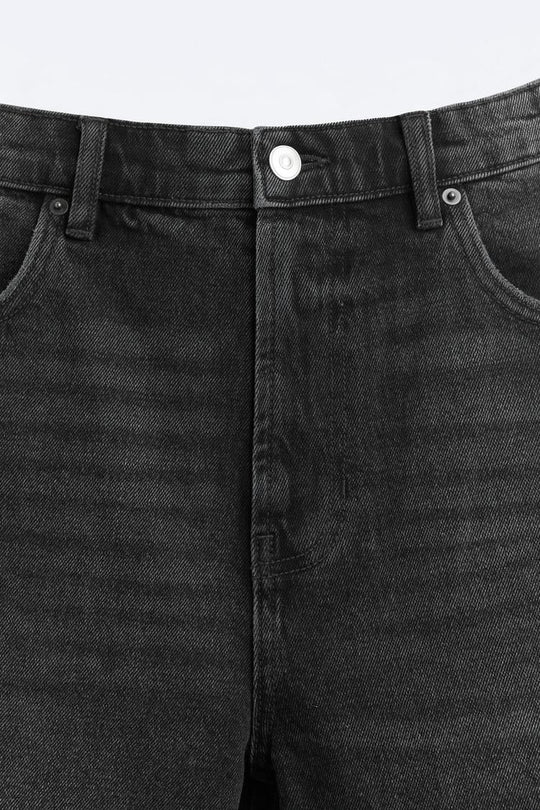 Short en Jean - Gris