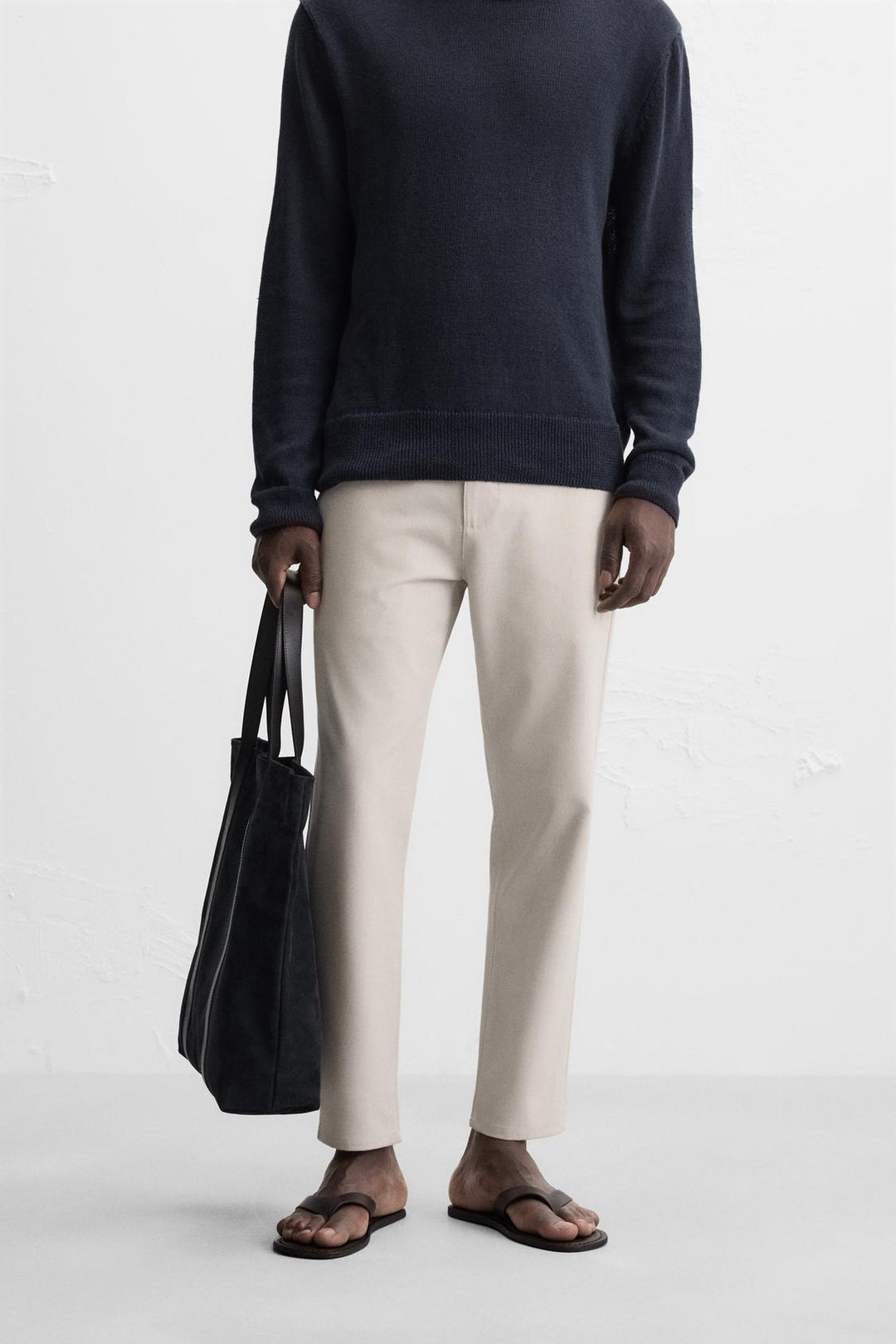 PANTALON À TEXTURE CONFORT