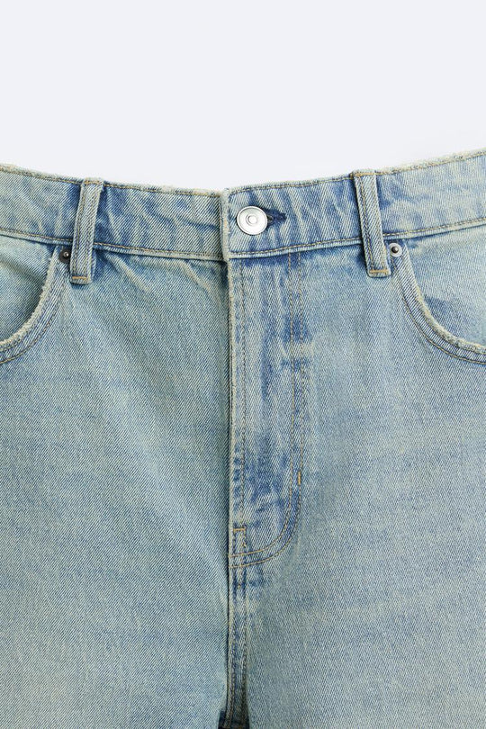 Short en Jean - Gris