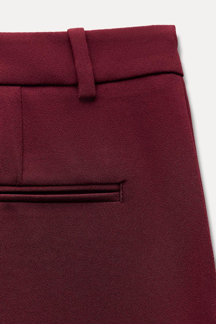 Pantalon droit collection zw - Grenat