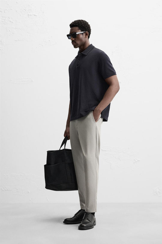 PANTALON À TEXTURE CONFORT