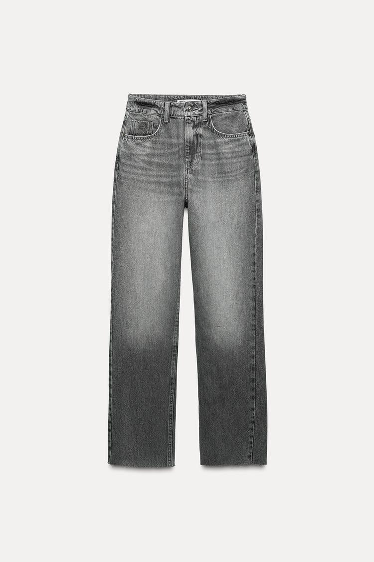 Jean z1975 droit à taille haute - Bleu moyen