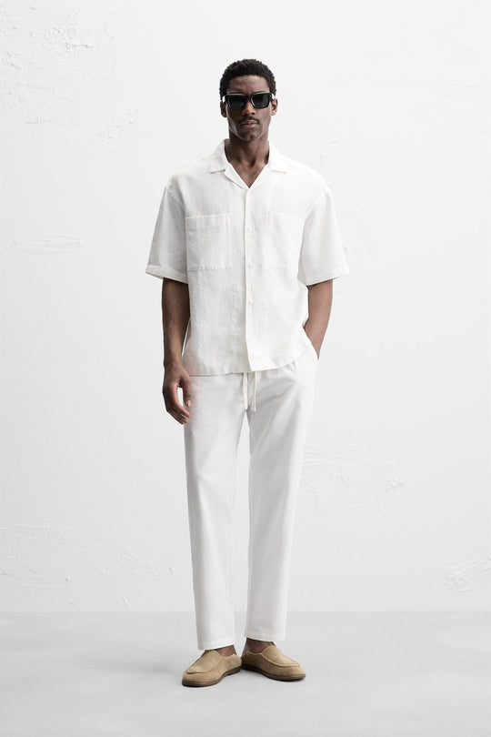 PANTALON RELAXED FIT COTON - LIN