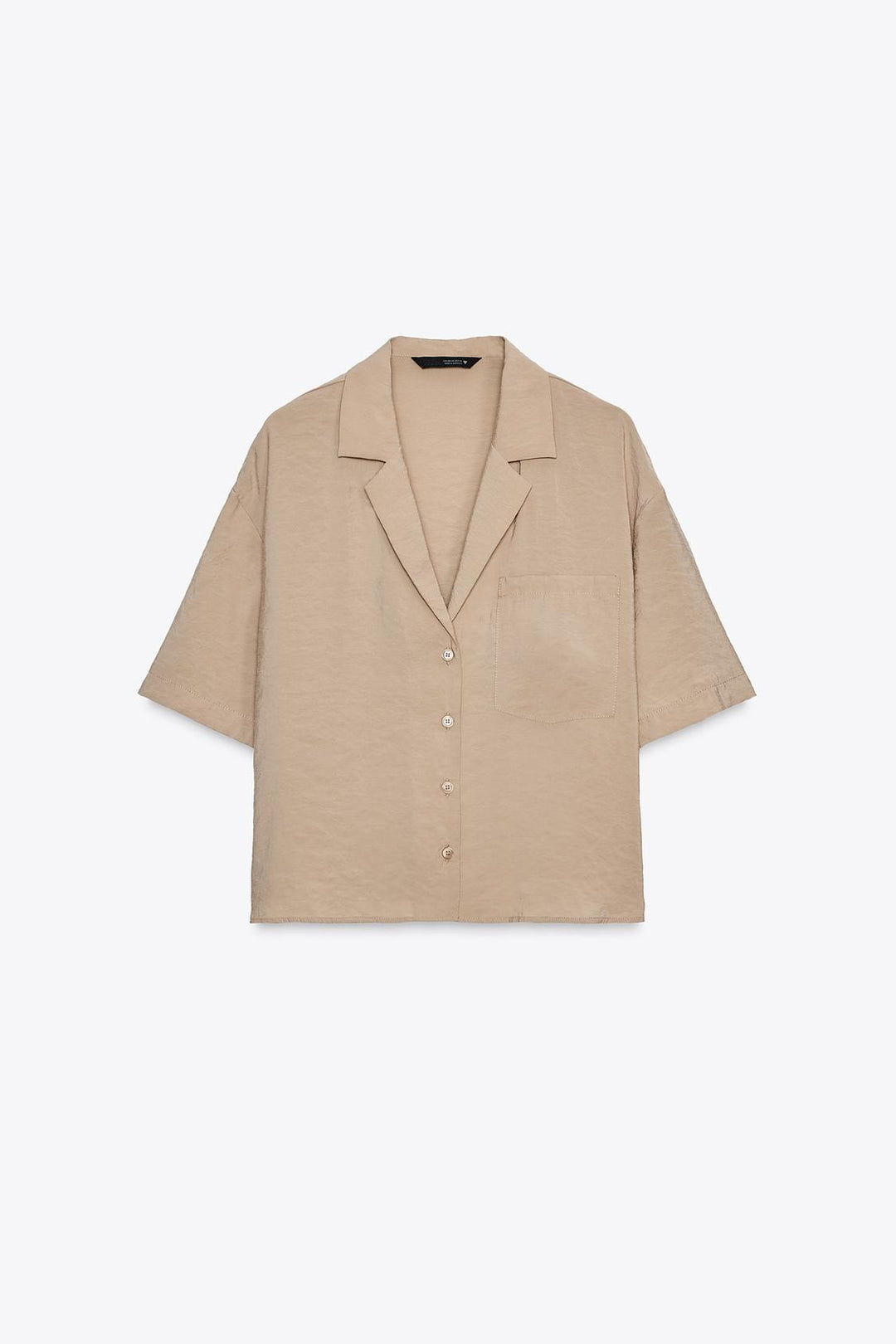 CHEMISE FLUIDE MANCHES COURTES