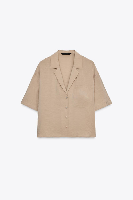CHEMISE FLUIDE MANCHES COURTES