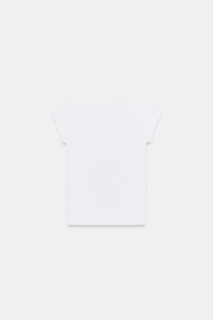T-SHIRT COL BATEAU