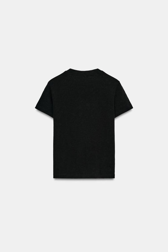 T-SHIRT EN COTON FLAMME