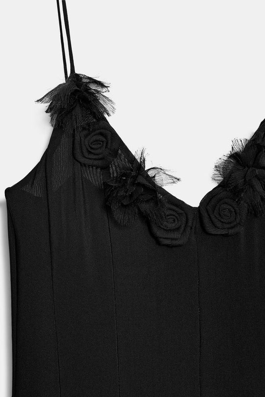 ROBE LONGUE BIMATIÈRE À POIS
