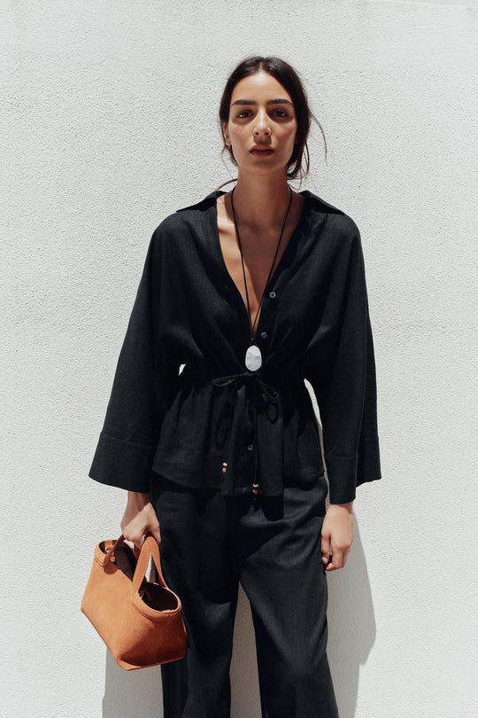 CHEMISE SAFARI AVEC LIN