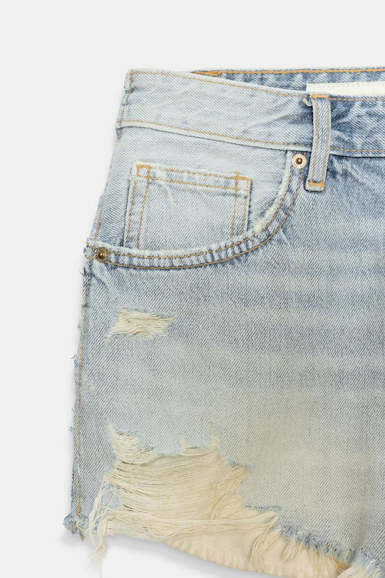 SHORT EN DENIM TRF TAILLE HAUTE DÉCHIRURES