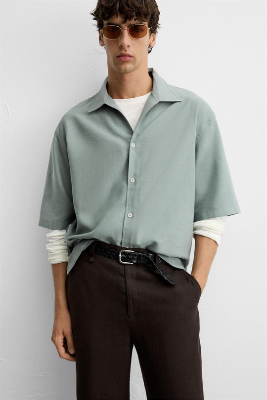 CHEMISE FLUIDE COUPE DÉCONTRACTÉE