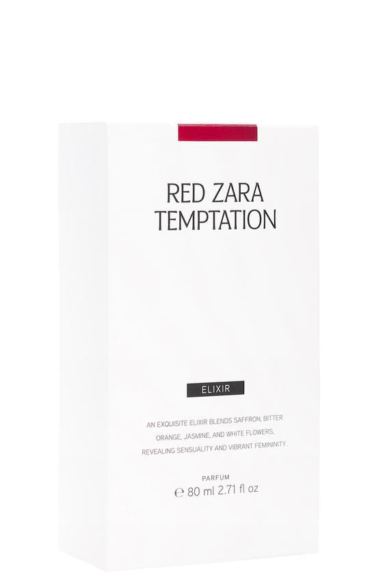 RED ZARA TEMPTATION ELIXIR PARFUM 80ML