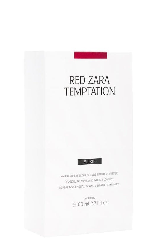 RED ZARA TEMPTATION ELIXIR PARFUM 80ML