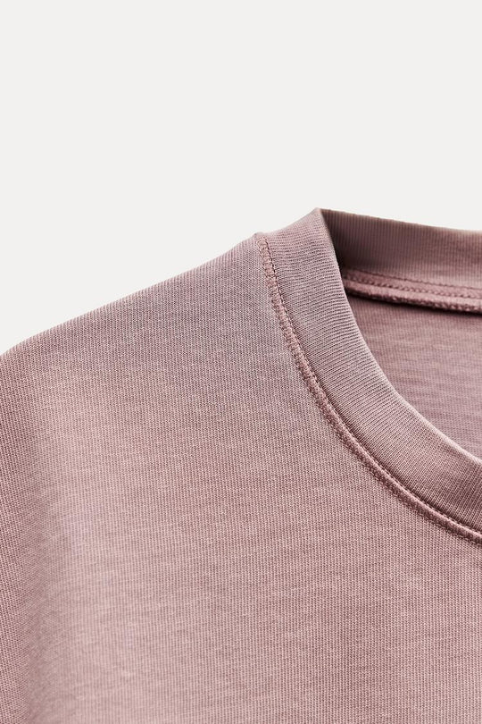 T-shirt épais effet délavé - Blanc