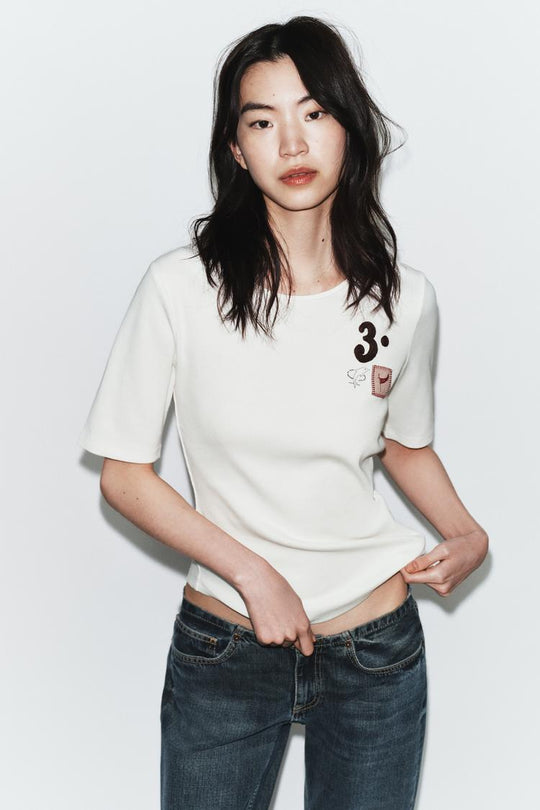 T-SHIRT MANCHES COURTES ETIQUETTE