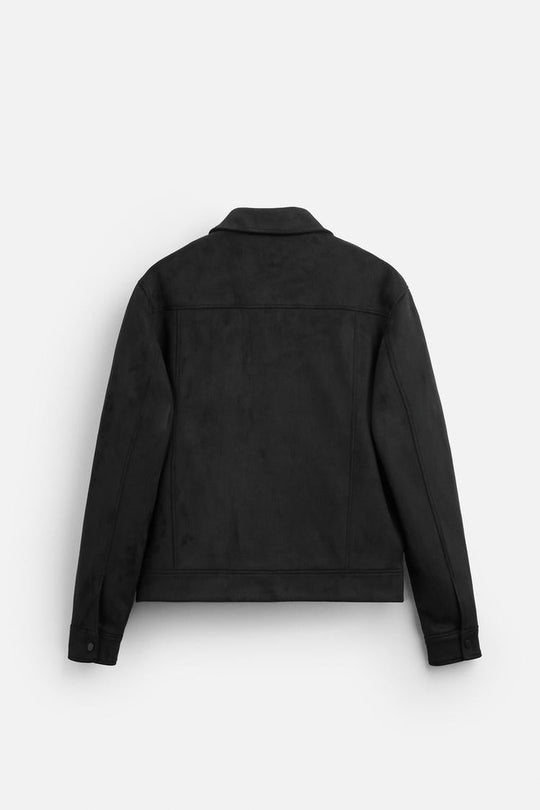 Blouson en matière synthétique - Marron