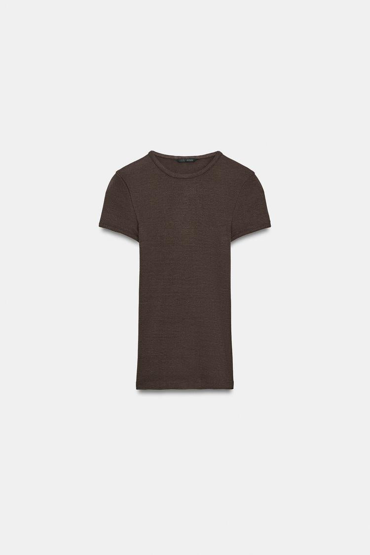 T-SHIRT CÔTELÉ