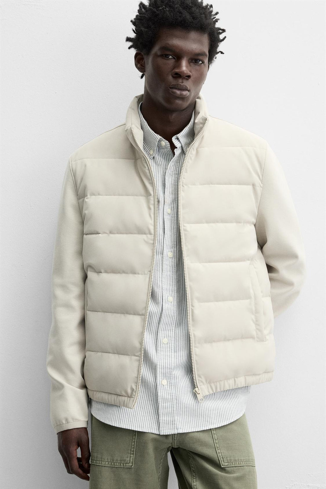 VESTE MATELASSÉE COMBINÉE