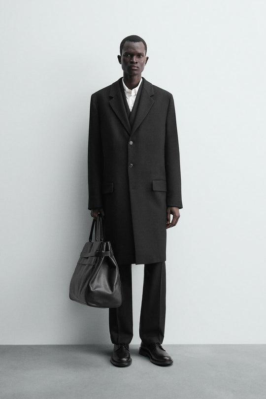 MANTEAU LÉGER 100% LAINE