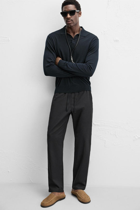 PANTALON RELAXED FIT COTON - LIN