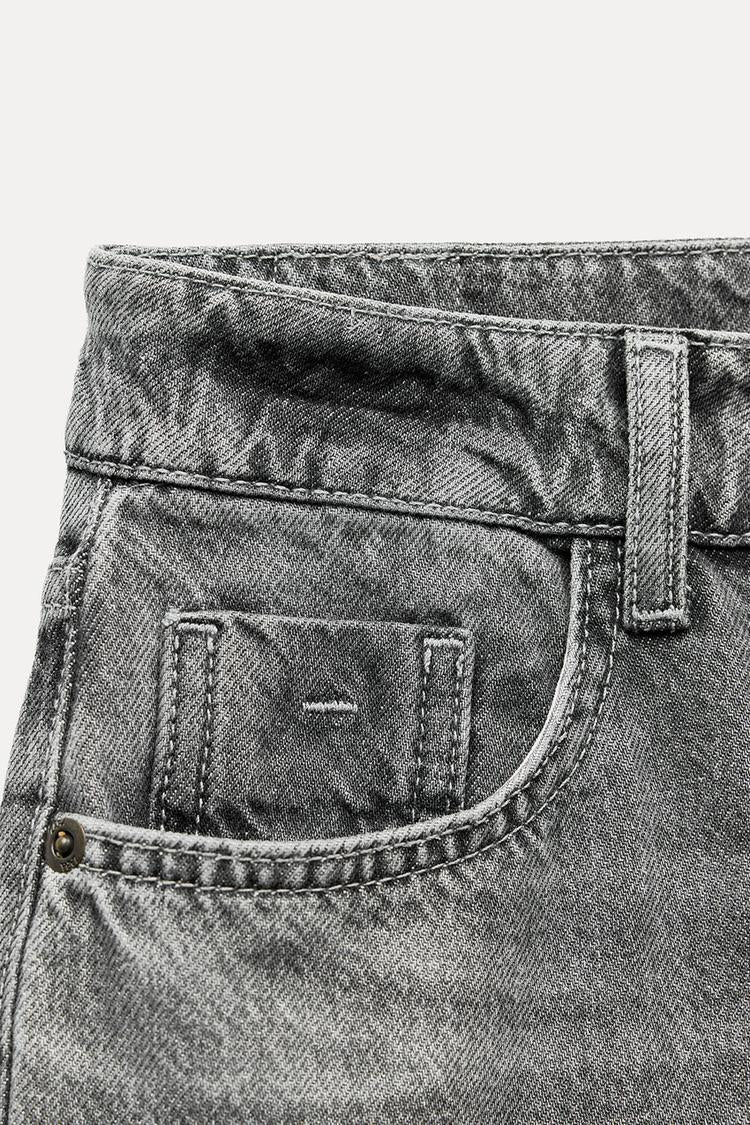 Jean z1975 droit à taille haute - Bleu
