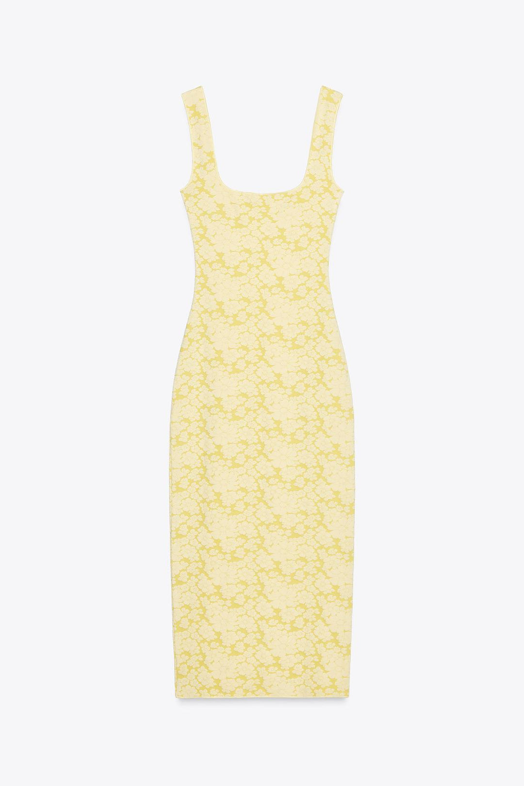 ROBE DECOLLETÉ CARRÉ STRETCH