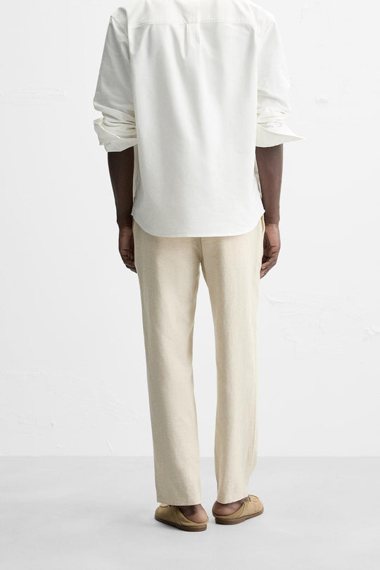 PANTALON RELAXED FIT COTON - LIN