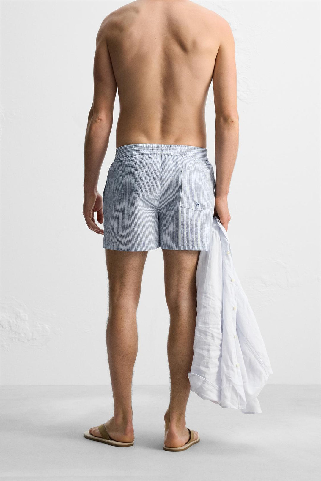 MAILLOT DE BAIN COURT SEERSUCKER