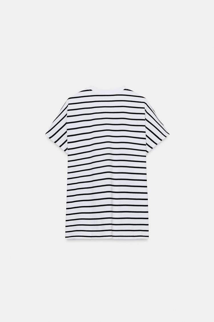 T-SHIRT A MANCHES TOMBANTES