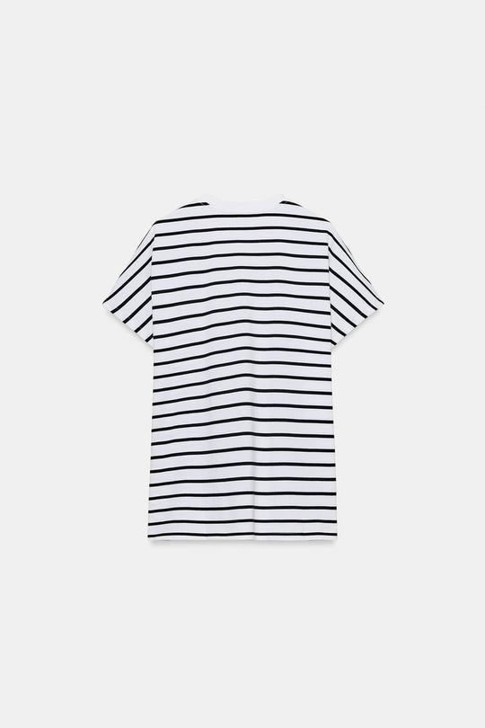 T-SHIRT A MANCHES TOMBANTES