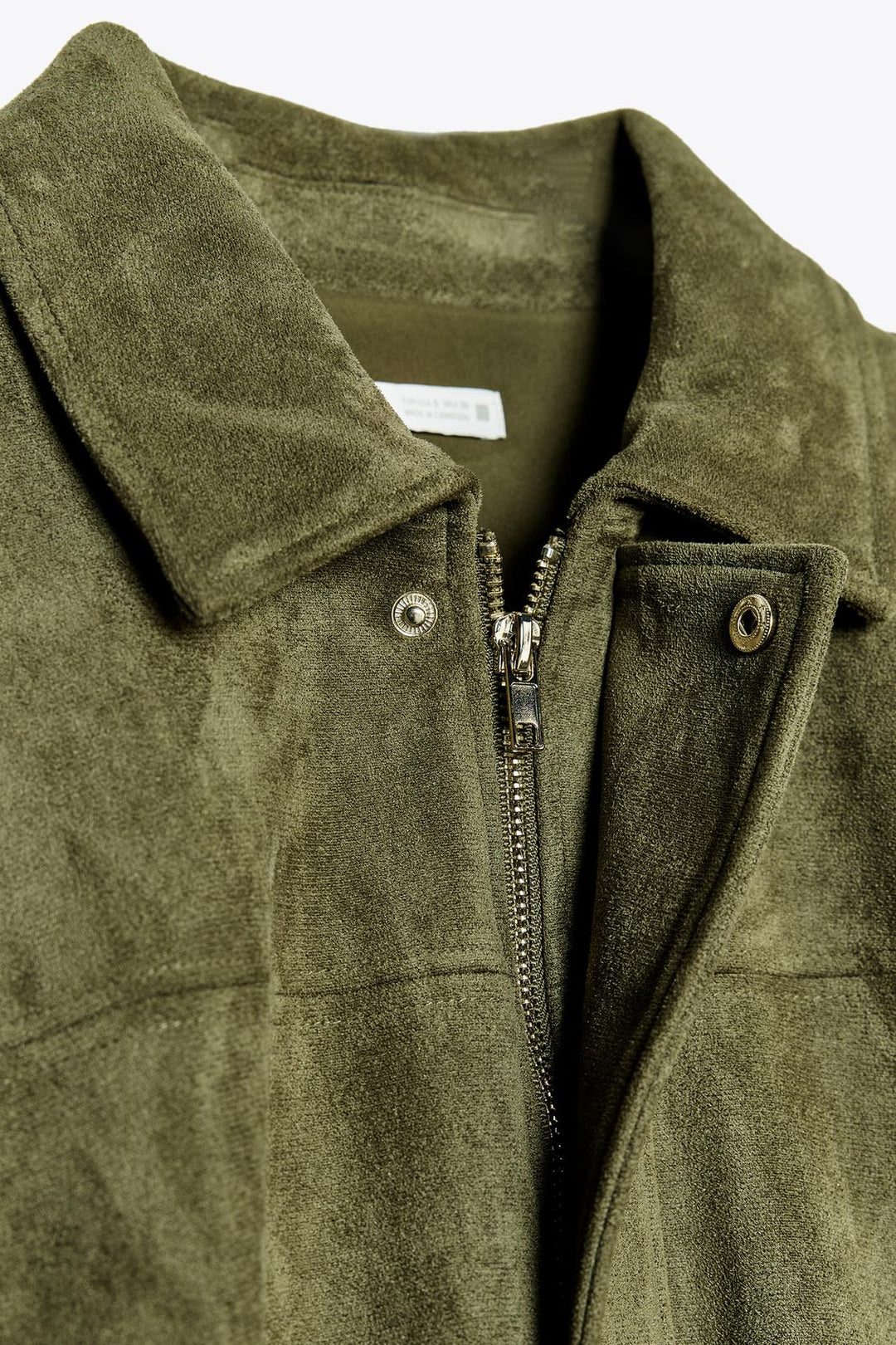 VESTE BOMBER EFFET DAIM