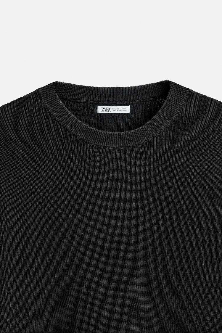 Pull en Maille perlée - Noir