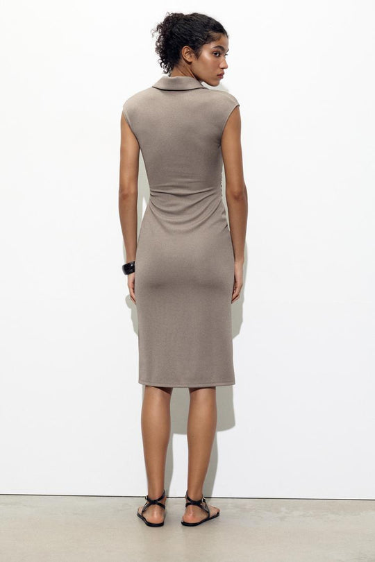 ROBE CHEMISE PIQUÉE