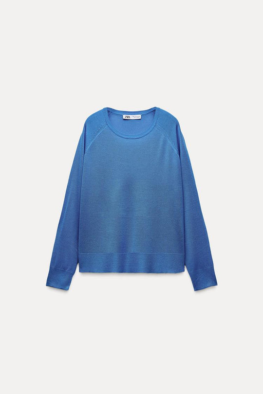 Pull basique en maille fine - Noir