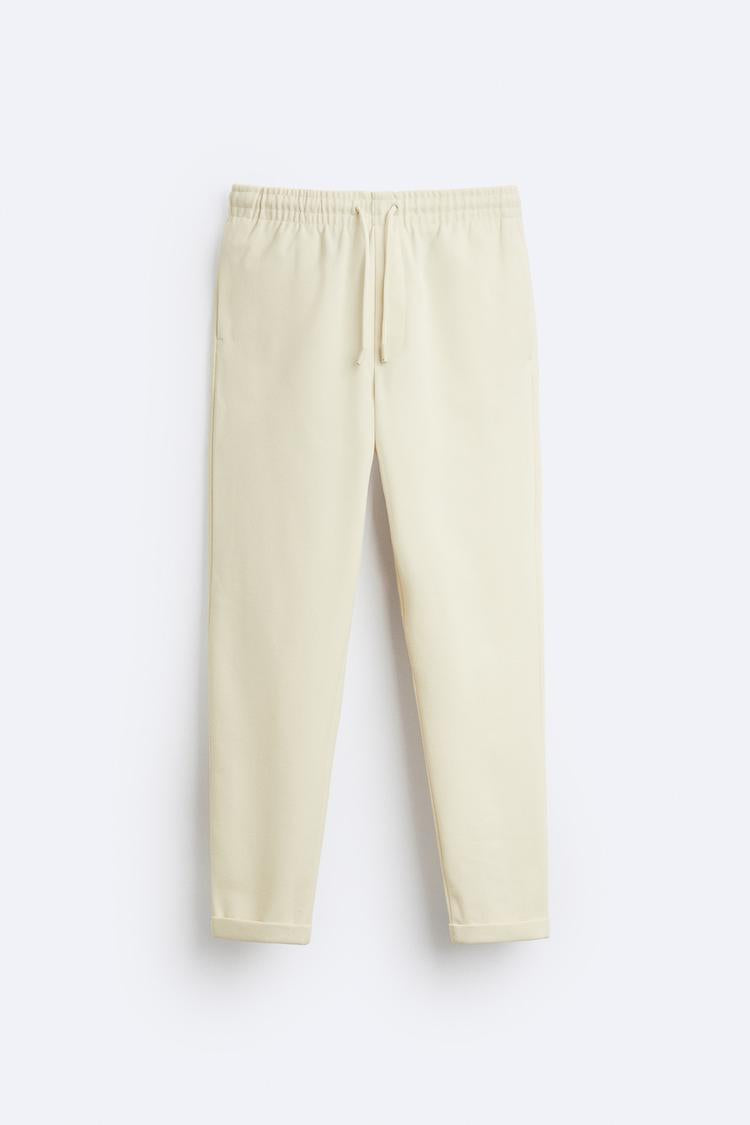 Pantalon style jogging - Vert olive