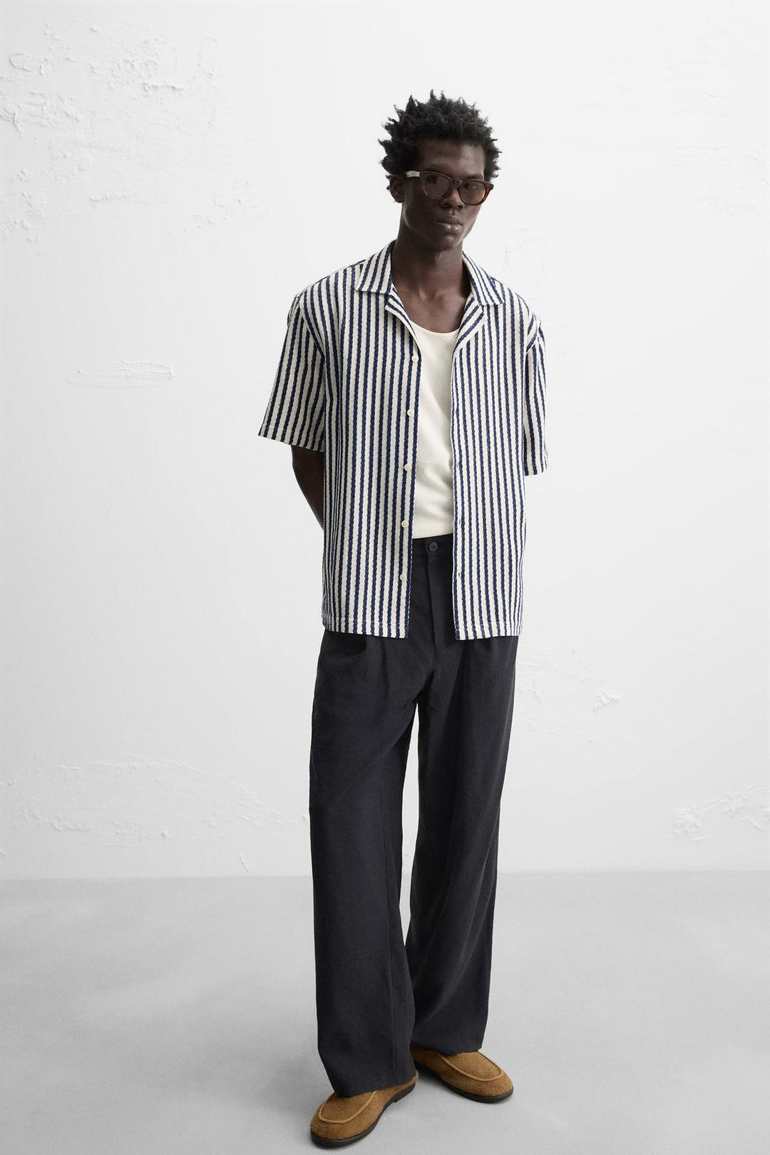 CHEMISE JACQUARD GÉOMÉTRIQUE