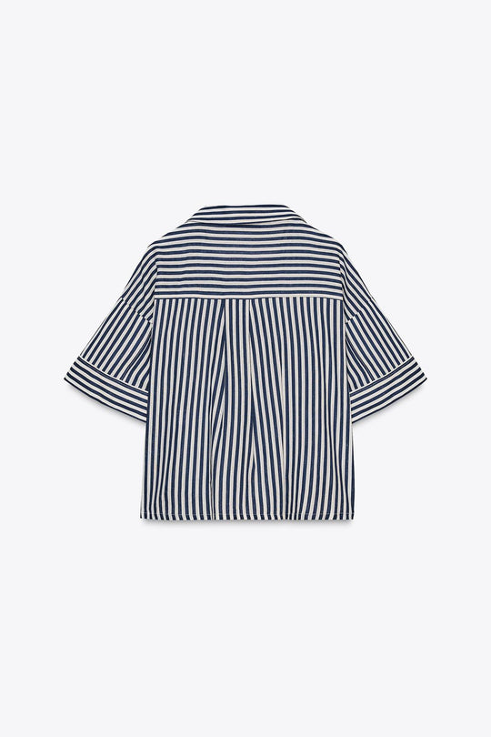 CHEMISE COURTE EN LIN
