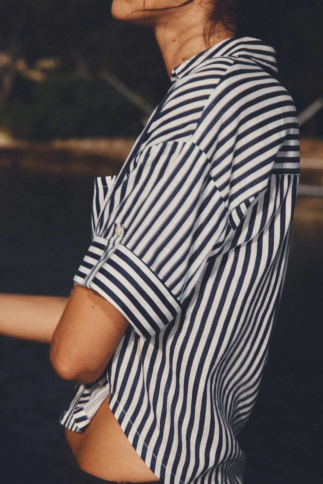 CHEMISE COURTE EN LIN